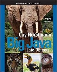 Big Java: Late Objects by Cay S. Horstmann - 2017-05-01