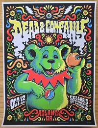 Dead & Company Poster Atlanta Cellairis October 13, 2021 exCollection Bill Walton
