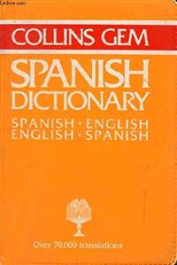 Spanish-English, English-Spanish Dictionary (Gem Dictionaries)