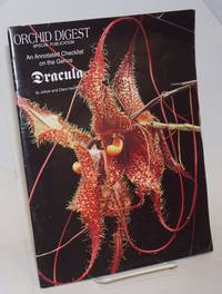 image of Orchid Digest, Special Publication: An Annotated Checklist on the Genus Dracula. Reprinted from the Orchid Digest, Volume 61(4), Oct.-Nov.-Dec., 1997