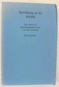 Spridning av ny teknik. En analys av…