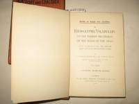 Hieroglyphic Vocabulary to The Book of the Dead by E. A Wallis Budge - Hardcover - New edition revised & enlarged. - 1911 - from The Scarlet Pimpernel (SKU: 496)