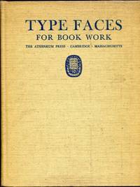 Type Faces for Book Work