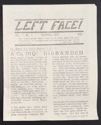 Left Face! Vol. 1 no. 1 (December 1975)