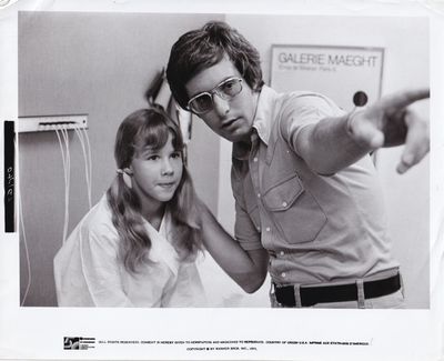 The Exorcist (Original photograph of William Friedkin and Linda Blair on the set of the 1973 film)