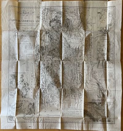 Kart  over Grevskabernes Amt, construeret efter de ved Norges geographiske Opmaaling anstillede astronomiske og geodætiske Iagttagelser. Hans Kongelige Hïhed Joseph Frants Oscar Norges og Sveriges Kronprinds underdanigst tilegnet af Forfatterne N. A. Ramm Capitaine og G. Munthe Capitaine. 1832. (photo 2)