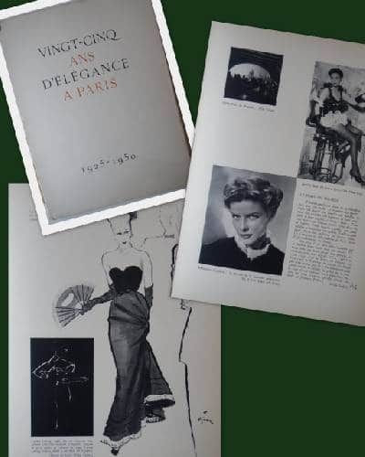 1925-1950. VINT-CINQ ANS D`ÉLÉGANCE A PARIS