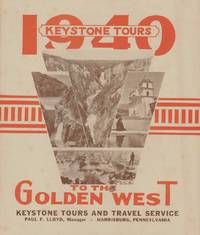 cover of 1940 KEYSTONE TOURS TO THE GOLDEN WEST