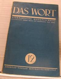 Das Wort. 12/1937. Literarische Monatsschrift.
