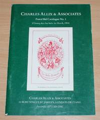 Postal Bid Catalogue No. 1 or Catalogue of Interesting Items on Antiquarian Horology offered for sale by Charles Allix & Associates