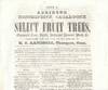 1853-4. Abridged Descriptive Catalogue of Select Fruit Trees, ornamental trees, shrubs, herbaceous perennial plants, &c. cultivated and for sale at the nursery of H.S. Ramsdell, Thompson, Conn