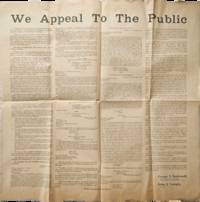 We Appeal To The Public. [A Broadside Concerning the Doukhobor–Freedomite Conflict.]
