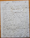 Autograph Letter Signed, to James Gordon Bennett, editor and founder of the New York Herald, written by “Enquirer” of New York
