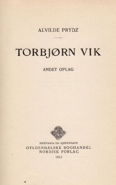 Torbjørn Vik. Andet oplag.