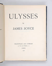 Ulysses. by JOYCE, James - 1922