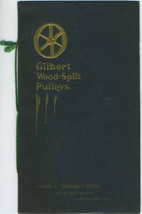 Gilbert Wood-Split Pulleys advertising pamphlet