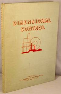 image of Dimensional Control; Theory and Industrial Application.