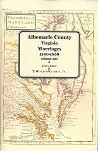 Albemarle County Marriages, 1780 - 1853