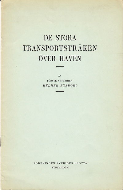 De stora transportstråken över haven.