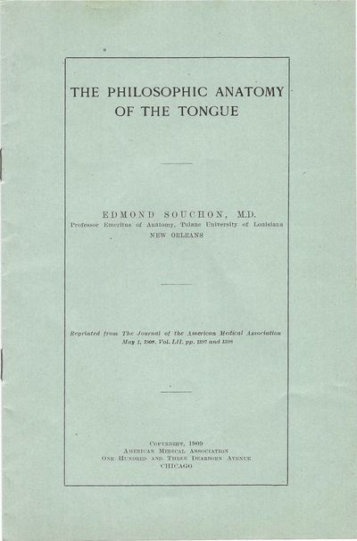 . Reprinted from The Journal of the American medical association, May 1, 1909. v. 52. p. 1397 and 13...
