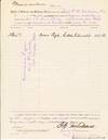 An Invoice Of The Transfer Of Ordnance From One Frontier Outpost To Another