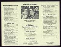 [Menu]: Off Broadway: "House of the Topless