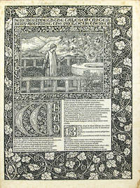 Cancel Proof Bifolium From The Kelmscott Chaucer - 