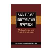Single–Case Intervention Research – Methodological and Statistical Advances
