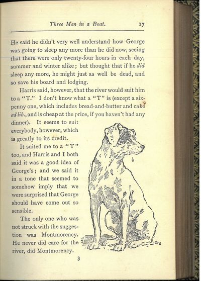 Three men in a boat. (To say nothing of the dog). By (...) author of “Idle thoughts of an idle fellow”, “Stage land”, etc. Illustrations by A. Frederics. (photo 3)