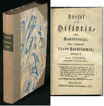 Försök til en historia, öfwer namnkunniga, men i…