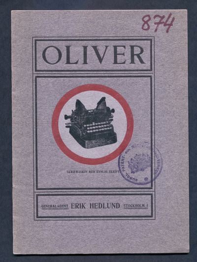 Skrifmaskinen Oliver.