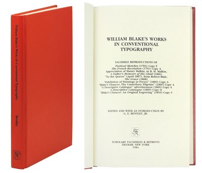 William Blake's Works in Conventional Typography..