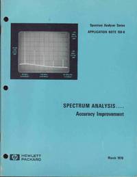 cover of Spectrum Analysis.... Accuracy Improvement (Spectrum Analyzer Series Application Note 150-8)