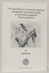 The significance of song for species recognition…