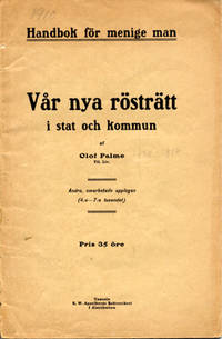 Vår nya rösträtt i stat och kommun.