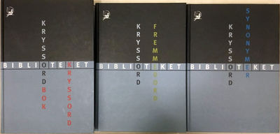 I-III. Kryssordbok. Fremmedord. Synonymer