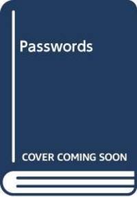 Passwords by William Stafford - Paperback - 1991-06-06 - from Books Express (SKU: 0060965878n)