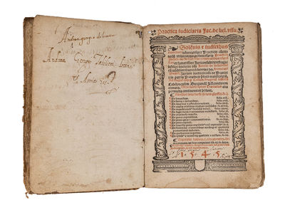 1545. No Copies Located Outside of Italy: A Rare 1543 Imprint, This Copy in a Late-Medieval Manuscri...
