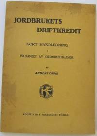 Jordbrukets driftkredit. Kort handledning i…