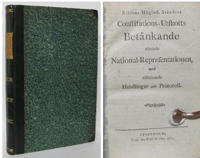 Om riksdagar i allmänhet, samt om några nästa…