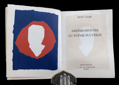Jean Hugues, Paris, 1953. A collection of text and poems unpublished by René Char, with one lithogr...