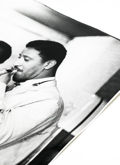 Original Photograph of Sonny Rollins, Max Roach, and Miles Davis