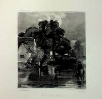Plate - "Willy Lott's House" from English Landscape Scenery. A Series of Forty Mezzotinto Engravings on Steel from Pictures Painted by John Constable, R.A.