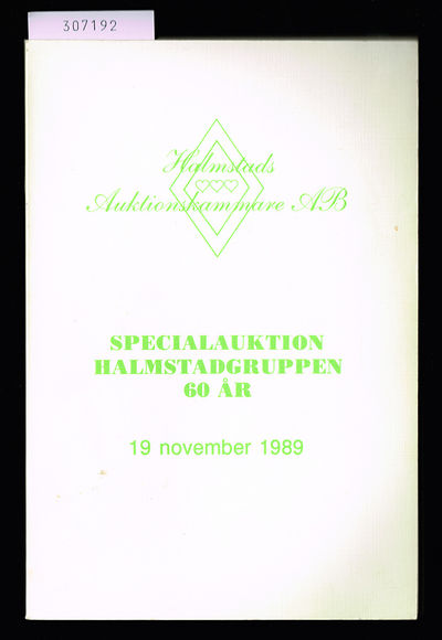 Specialauktion Halmstadgruppen 60 år. Halmstads…