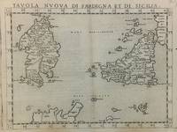 Tavola Nuova di Sardigna et di Sicilia; Sardinia and Sicily