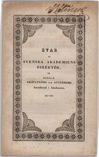Svar af Svenska akademiens direktör, på herrar…