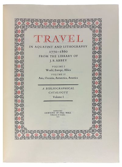 Abbey Collection of Colour-Plate Books Illustrated in Aquatint and Lithography