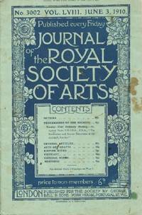 Journal of the Royal Society of Arts, Friday, June 3, 1910, No. 3002, Vol. LVIII by N.A - 1910