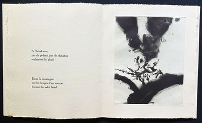 Zao Wou-Ki, Kenneth White. Dans les provinces du Nord. With an aquatint by Zao Wou-Ki. 1990.
