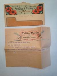 image of Christmas Greeting Telegram to a Dorchester Massachusetts Address.